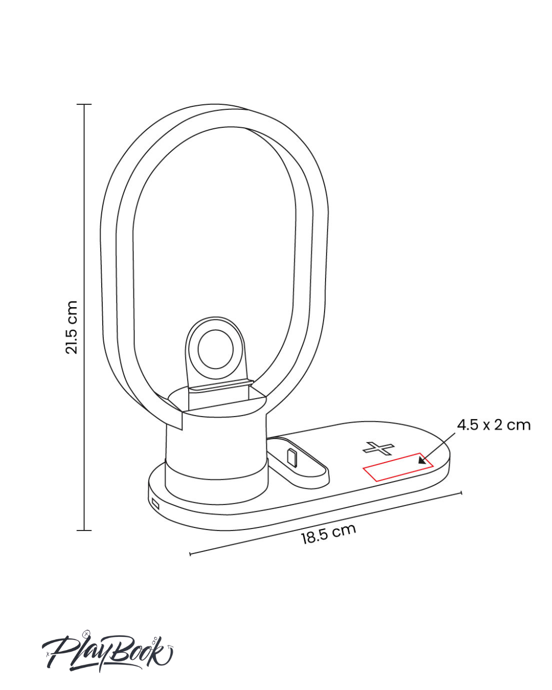 CARGADOR CON LÁMPARA VALOA