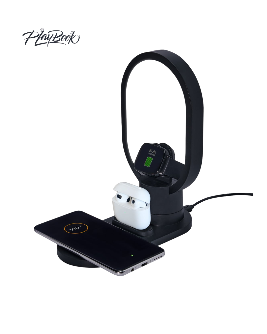 CARGADOR CON LÁMPARA VALOA